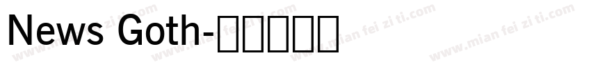 News Goth字体转换